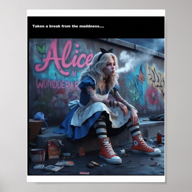 Poster Alison Wonderlund (Devant)