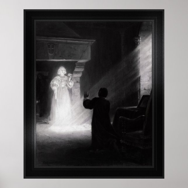 Poster Alix Apparition Au Masque par Tony Robert-Fleury (Devant)