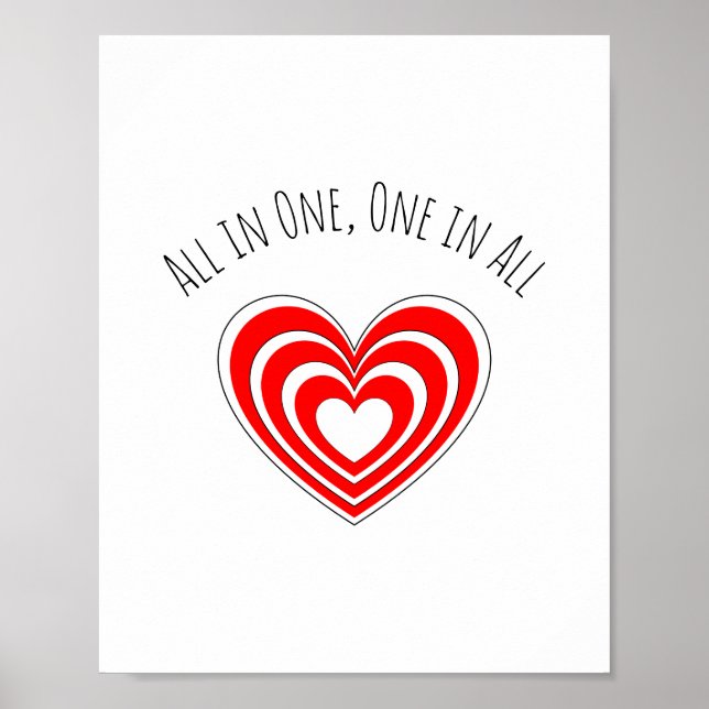 Poster "All in One, One in All" (Devant)
