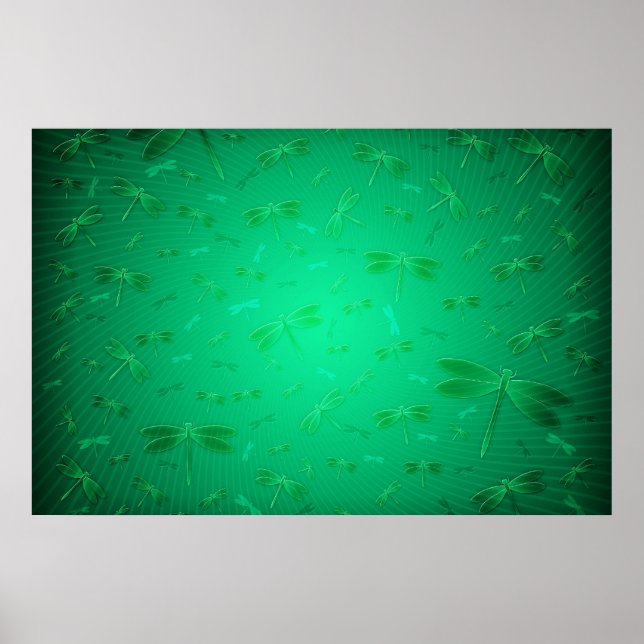 Poster All is Full of Dragonflies (Devant)