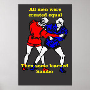 Poster All men were created equalThen s'ajoute learned