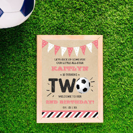 Poster All-star Soccer Ball 2e anniversaire Bienvenue