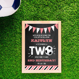 Poster All-star Soccer Ball 2e anniversaire Bienvenue