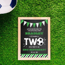 Poster All-star Soccer Ball 2e anniversaire Bienvenue