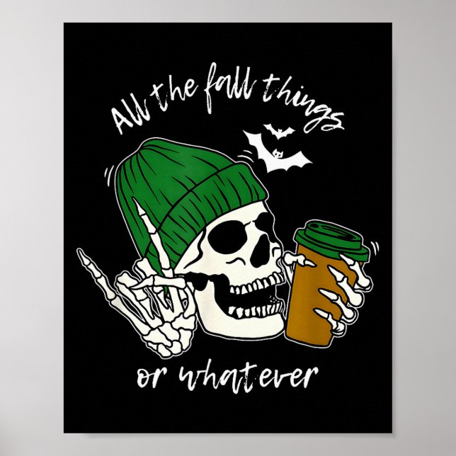 Poster All The Fall Things Or Whatever, Western Autumn Vi (Devant)