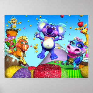 Poster All The Little Raindrops 24x18