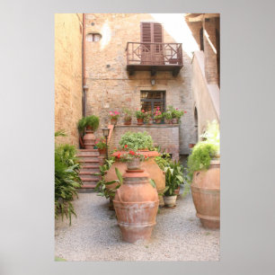 Poster Allée toscane