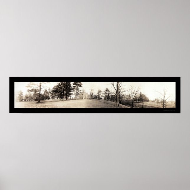 Poster Allegheny College PA Photo 1909 (Devant)