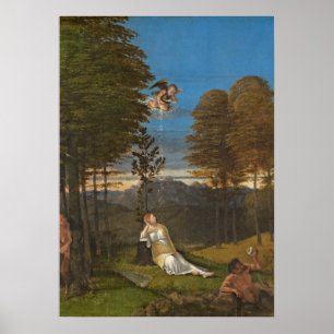Poster Allégorie de la chasteté, ch. 1505 (huile sur pann
