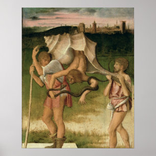 Poster Allégorie de la sagesse (huile sur panneau)