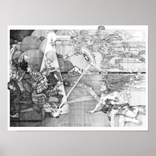 Poster Allégorie de la vengeance et de la justice de Devi