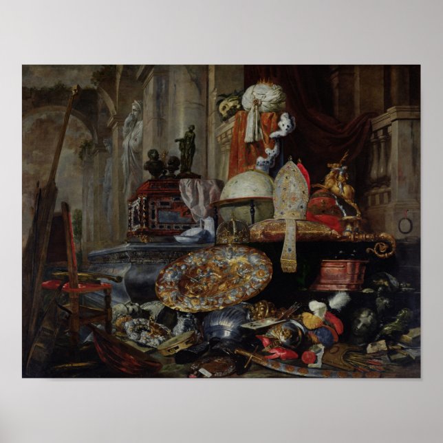 Poster Allégorie des Vaniités du Monde, 1663 (Devant)