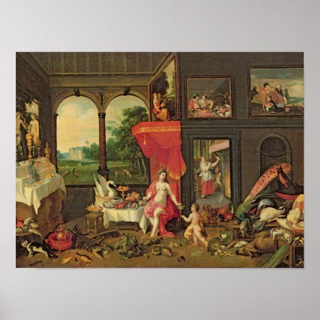 Poster Allégorie du goût (Devant)