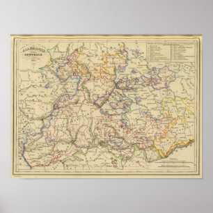 Poster Allemagne centrale