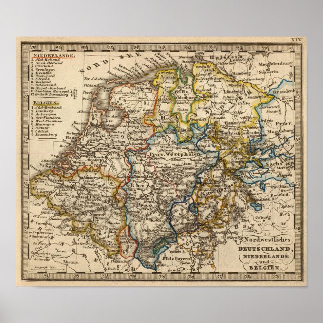 Poster Allemagne, Pays-Bas et Belgique (Devant)