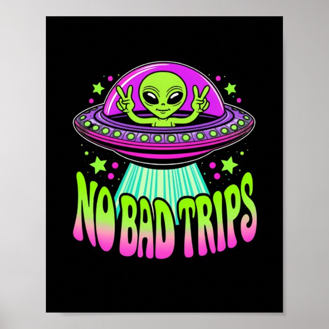 Poster allen in a flying saucer (Devant)