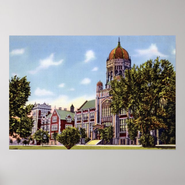 Poster Allentown Pennsylvania Muhlenberg College (Devant)