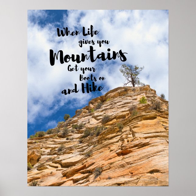 Poster Aller faire une randonnée (Devant)