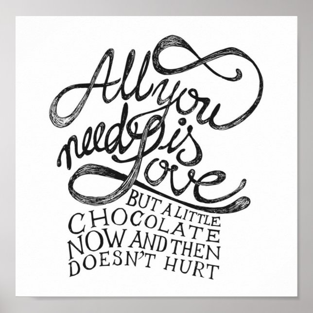 Poster - Alles was Sie brauchen ist Liebe und Scho (Vorne)