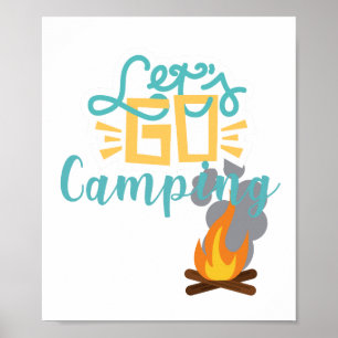 Poster Allez Camping Camping et Campouts