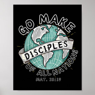 Poster Allez Faites Des Disciples De Toutes Les Nations C