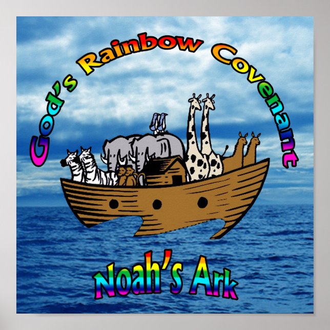 Poster Alliance arc-en-ciel #4 de Dieu (Devant)