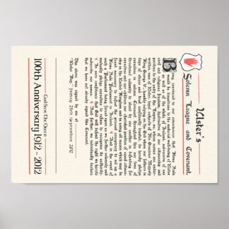 Poster Alliance Ulster