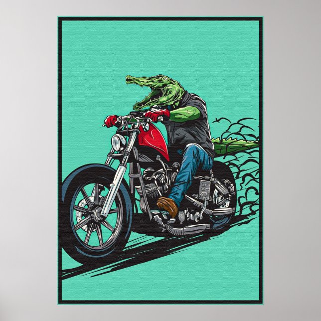 Poster Alligator (Devant)