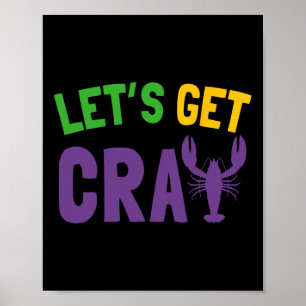 Poster Allons chercher Cray Mardi Gras