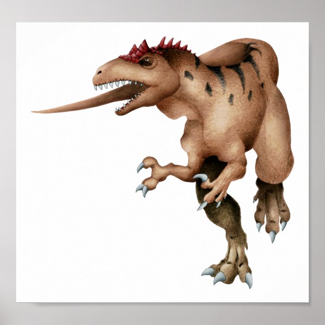 Poster Allosaurus (Devant)