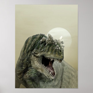 Poster Allosaurus Dinosaur