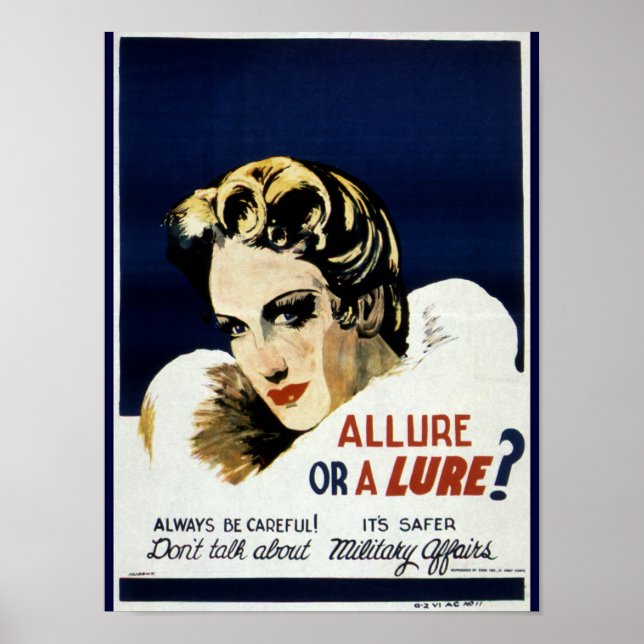 Poster Allure ou un leurre ? (Devant)
