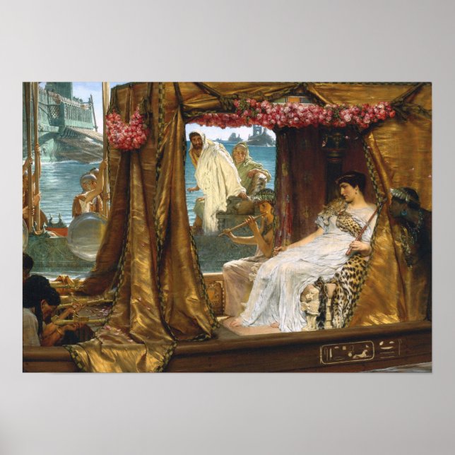 Poster Alma-Tadema - Antony Cleopatra (Devant)