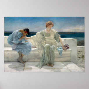 Poster Alma-Tadema - Ask Me No More