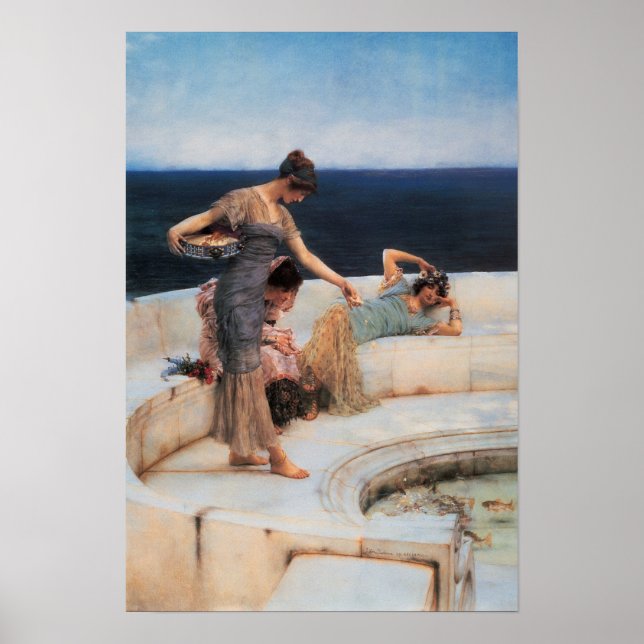 Poster Alma-Tadema - Favoris Argent (Devant)