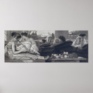 Poster Alma-Tadema - La Sieste 1881