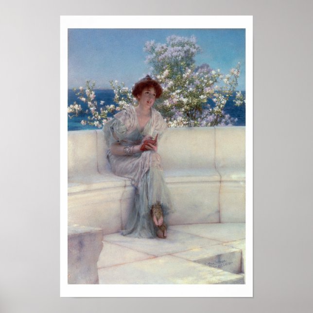 Poster Alma-Tadema | L'année est au printemps (Devant)