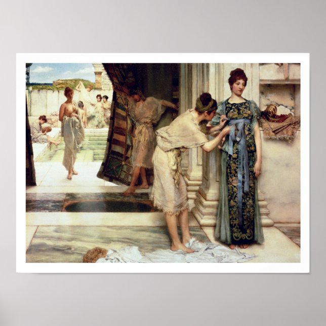 Poster Alma-Tadema | Le Frigidarium, 1890 (Devant)