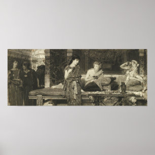 Poster Alma-Tadema - Le Premier Service, Le Dîner 1881