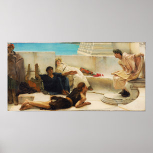 Poster Alma-Tadema - Lecture De Homer