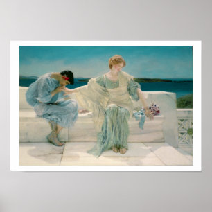 Poster Alma-Tadema ne me demandent pas plus, 1906