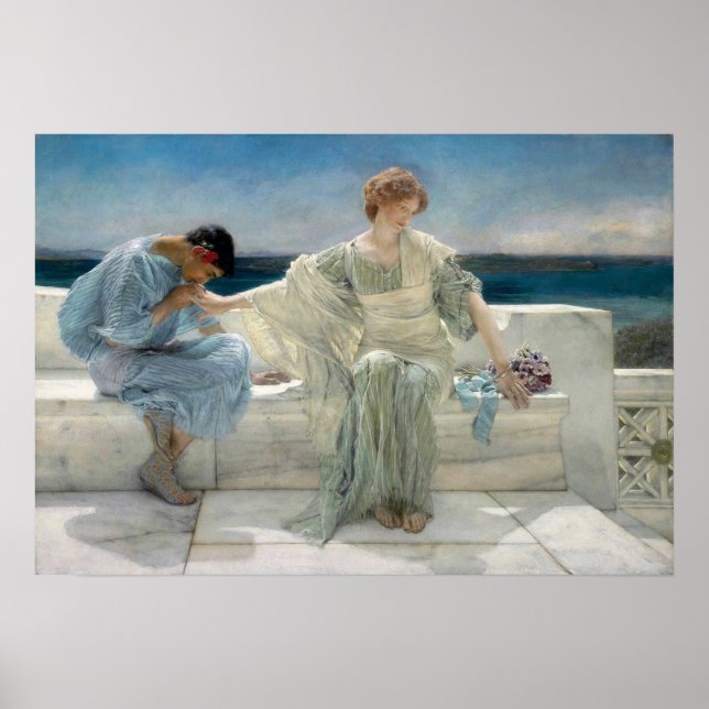 Poster Alma-Tadema - Ne plus me demander (Devant)