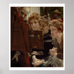 Poster Alma-Tadema par groupe de famille, 1896
