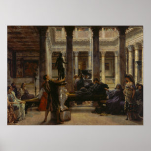 Poster Alma-Tadema - Un amateur romain