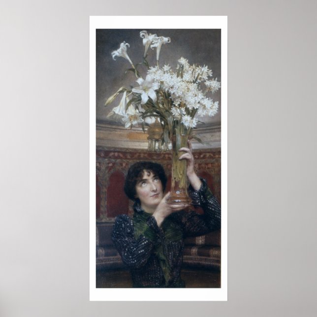 Poster Alma-Tadema | Un drapeau de la trêve, 1900 (Devant)