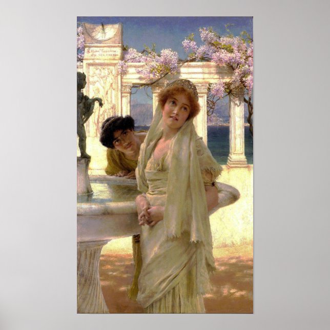 Poster Alma-Tadema - Une différence d'opinion (Devant)