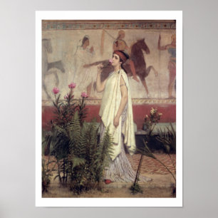 Poster Alma-Tadema une femme grecque, 1869