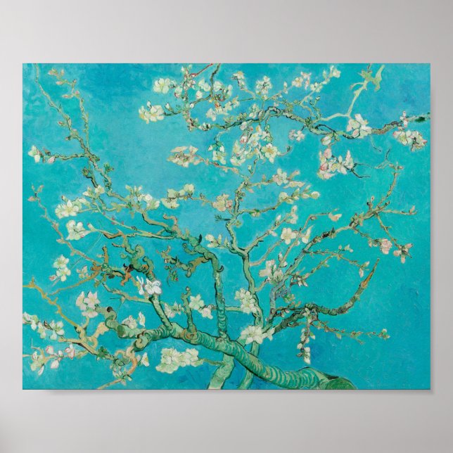 Poster Almond Blossom Van Gogh (Devant)