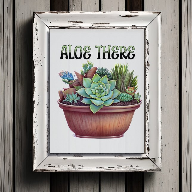 Poster Aloe là | Aloe Vera Pun (Créateur téléchargé)