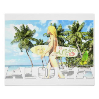 Poster Aloha 01 Glossy